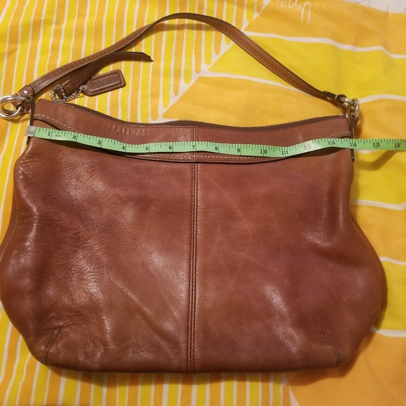 Brown Leather Coach Purse - Picture 4 of 8